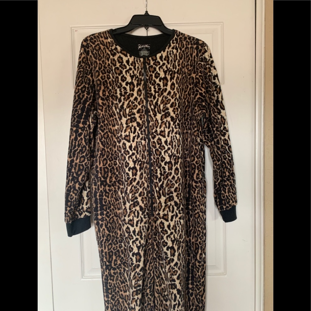 Nick & Nora Animal Print Footed Sleep Onesie